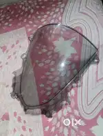 R15 V3 White Bubble Visor V2