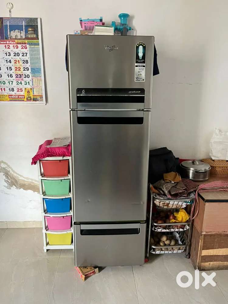 Whirlpool 3 door fridge working condition