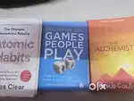 Atomic habit,the alchamist,games people play