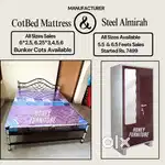 Chroampet - Steel Cot Beds Mattress, Wardrobes all area delivered