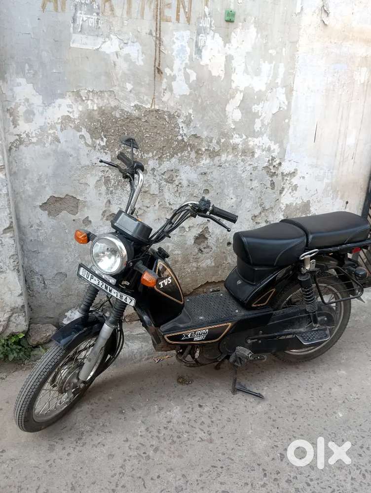 TVS XL100 less driven bike
