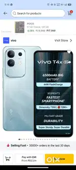 Vivo T4X 5G Brand New 10 days old
