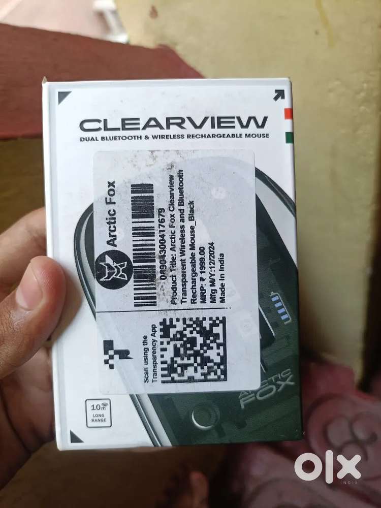 Clearview dual bluetooth and wireless rechargeable mouse