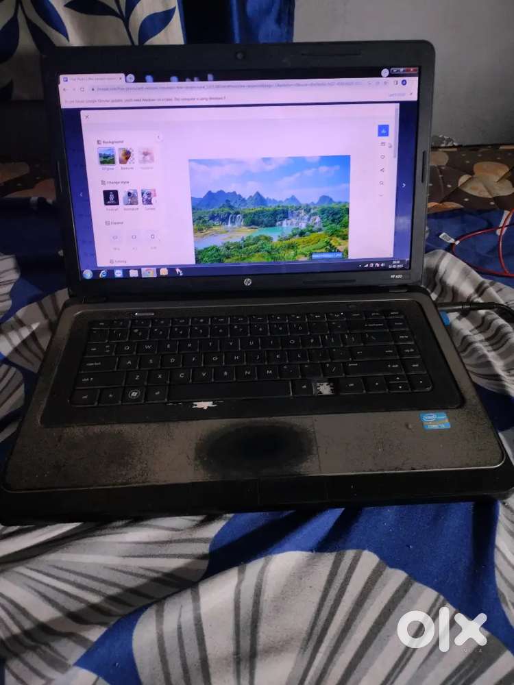 HP laptop 4gb ram 15 working order