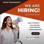 Full time job Helper store Keeper and Supervisor