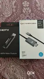HDTV Video capture card + Type C to HDTV Cable