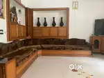 Sofa set in wooden type