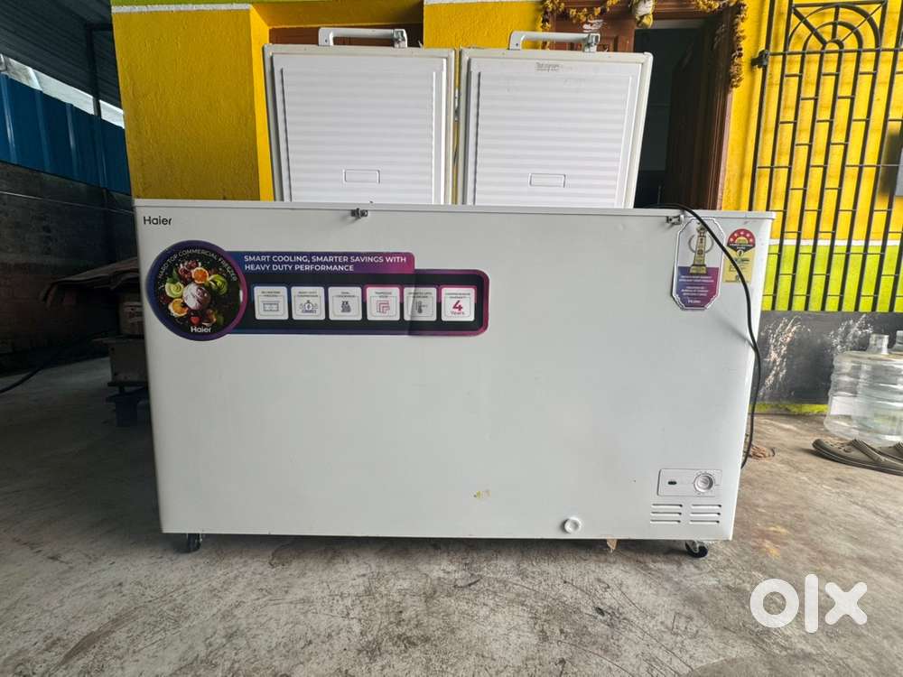 Haier double door freezer
