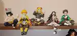 Demon Slayer Action Figures set