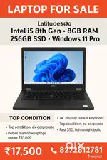 Dell Latitude i5 8th Gen | 8GB RAM | 256GB SSD | Business Laptop