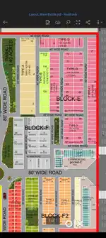 570 Sqyrd north facing plot in sector 85 Wave Estate Mohali