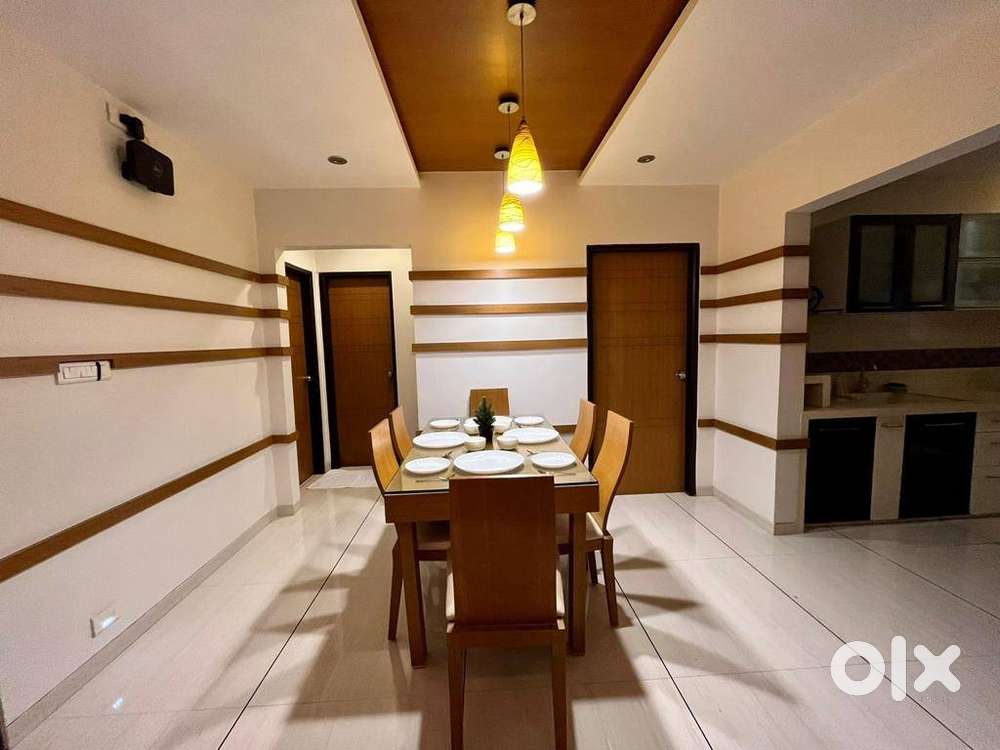3 BHK fully furnished flat available for sale at Vasna Road