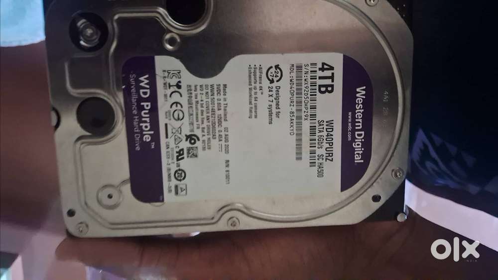 Western digital purple 4terabyte surveillance hard drive