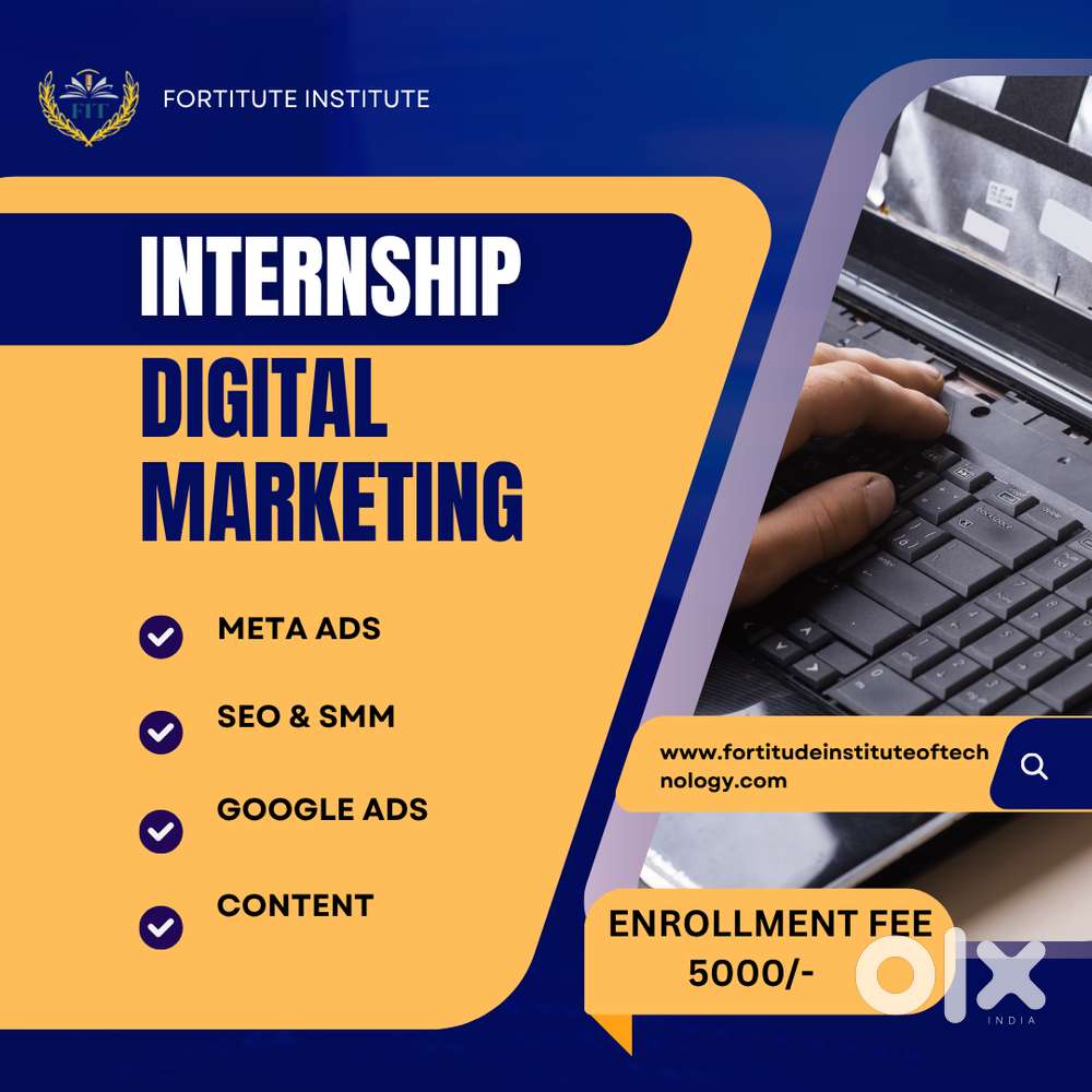 Digital Marketing Internship - Freshers Welcome