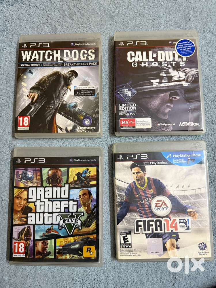 PS3 GAMES FOR SALE , 4 games combo