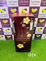 @&maroon and cream colour flower samsung single door frisge 5 star