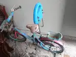Small girl cycle