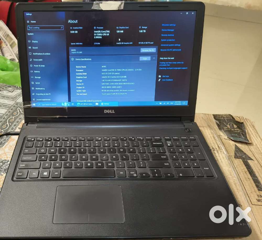 Dell Inspiron 3567 touch screen