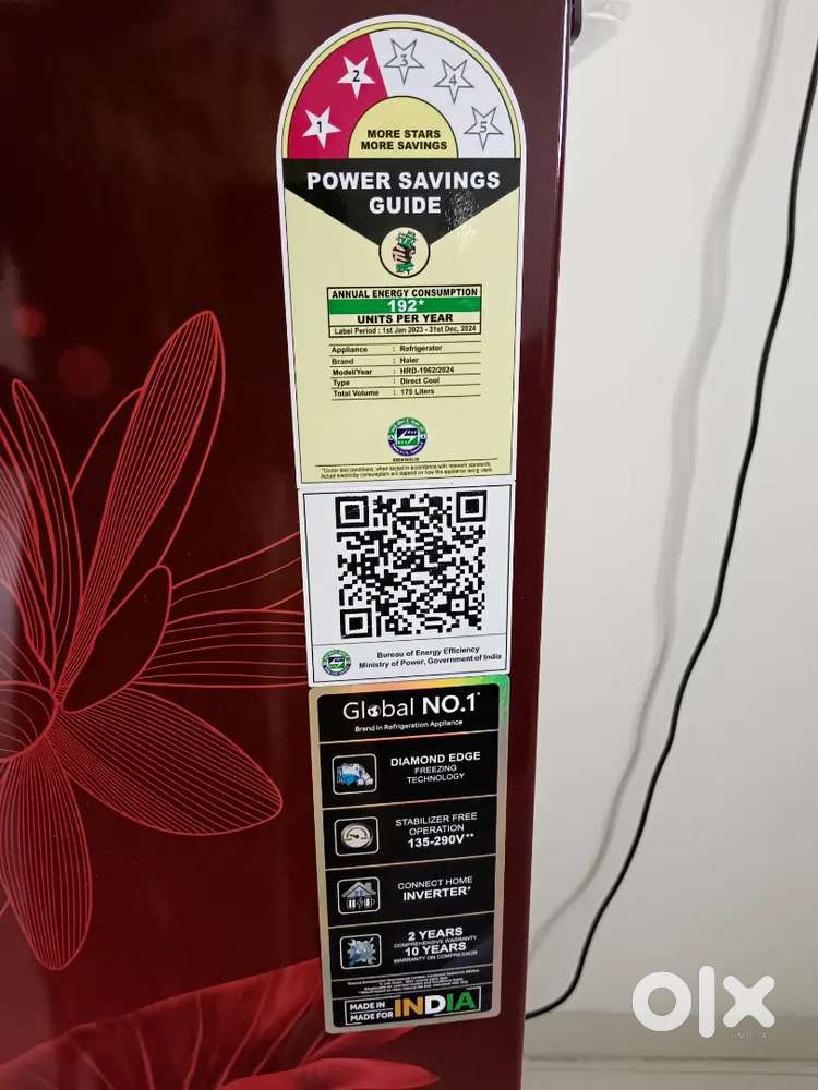 Single door fridge -  Haier