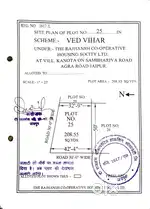 206 Gaj Plot at Ved Vihar Samriya Road ,Kanota for Sale