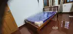 Double wooden cot with matress combo