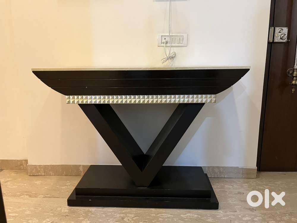 Wooden & Marble Console