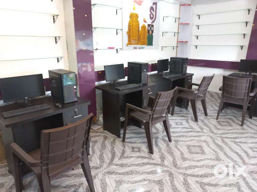 Premium quality office Table with lockers, Chair and Desktop Set