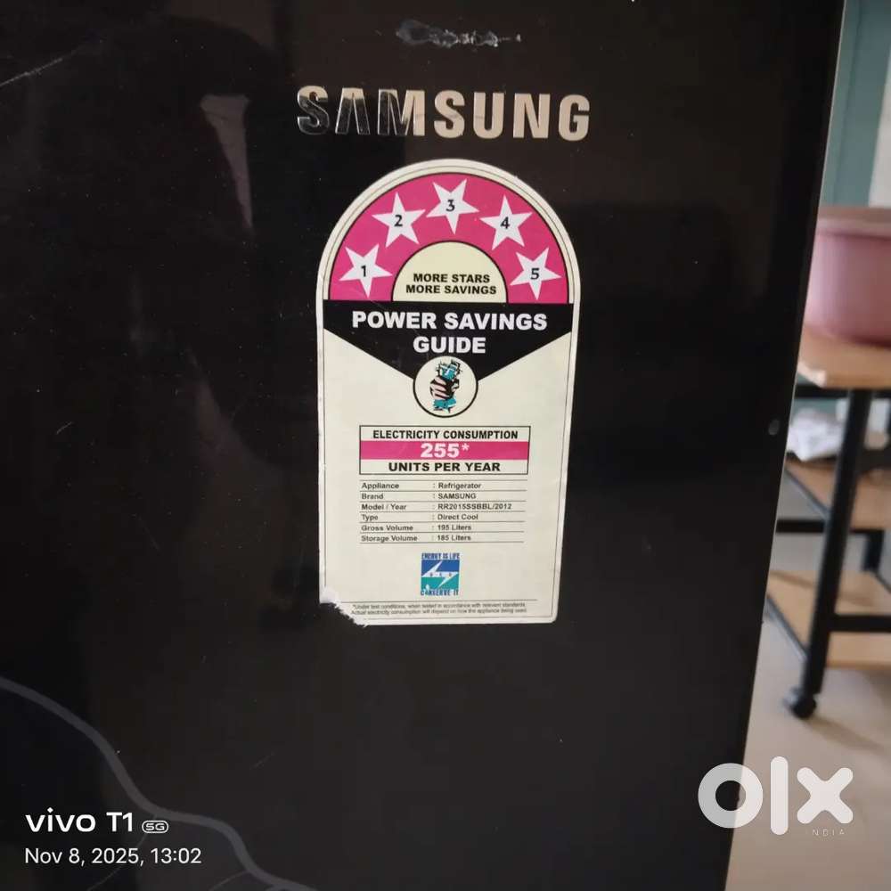 Samsung 5 star fridge 195 L