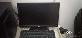 Combo of windows 7 computer , speaker set and printer