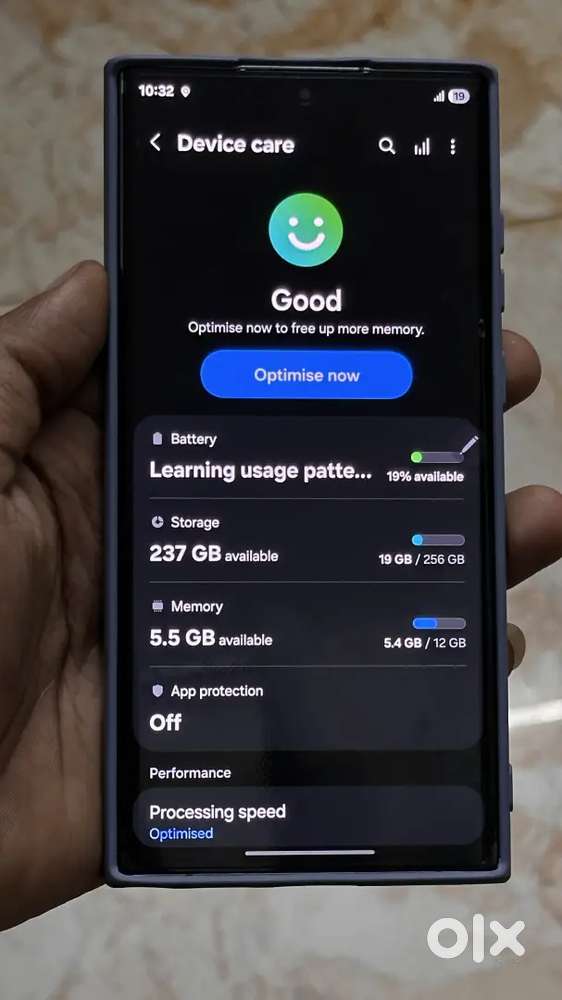 Samsung s22 ultra  box bill available in need conditio