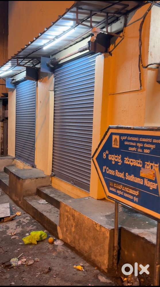 SHOP FOR RENT CORNER H.SIDDAIAH ROAD MAIN ROAD 8Th CROSS NEAR LALBAGH