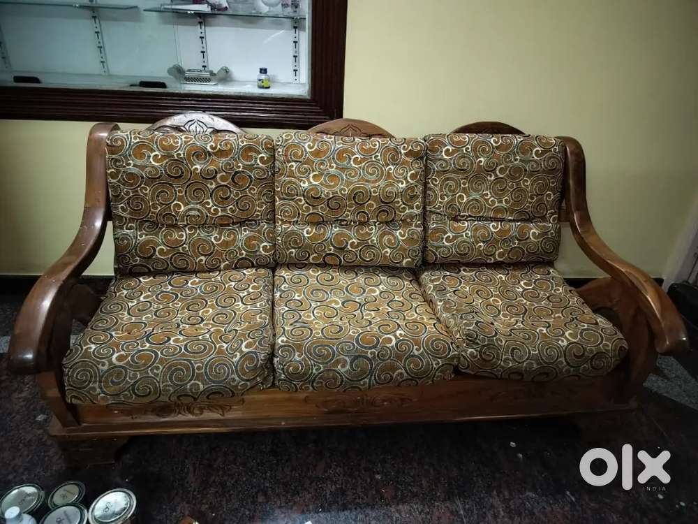 Wood sofa sets