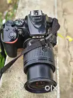 Nikon d5600 1 battery 2 lens and bag ke sath Camara me koi dekat nhi h
