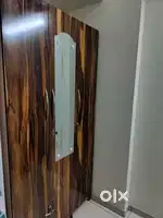 3 door particle wood almirah