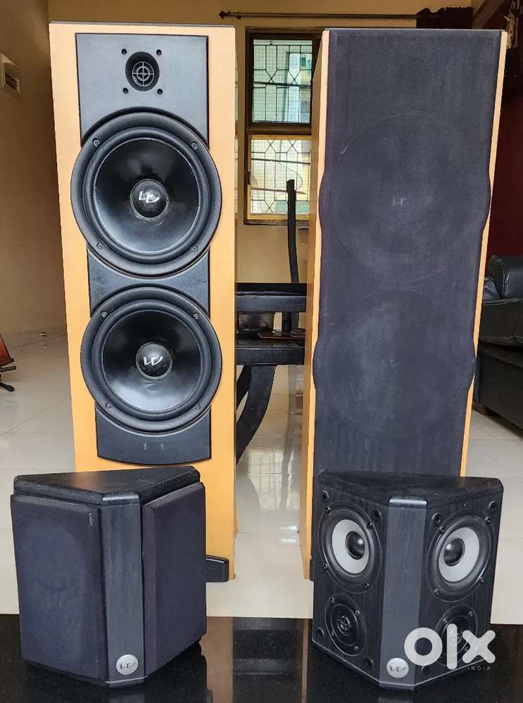 WHARFEDALE ATLANTIC 400 SPEAKER, TWEETER/BASS, YAMAHA AMPLIFIER RXV430