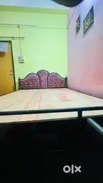 Bed with mattress