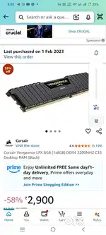 Corsair ram ddr4 16gb