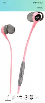Hyperx Cloud Earbuds Wired in Ear Earphones with Mic and Mobile Gaming