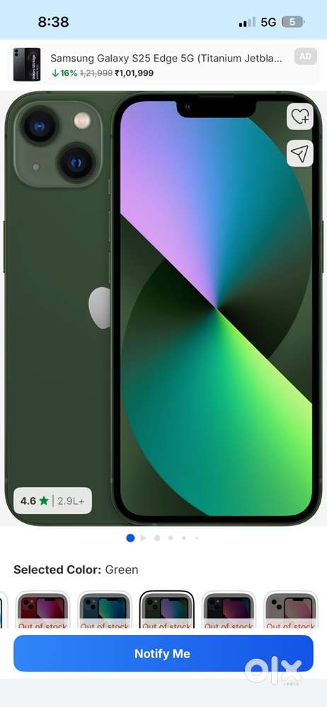 I phone 13 numbar one conditin all working no open