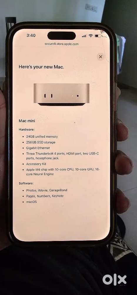 Mac mini m4 24gb 256gb custom mac spotless low used