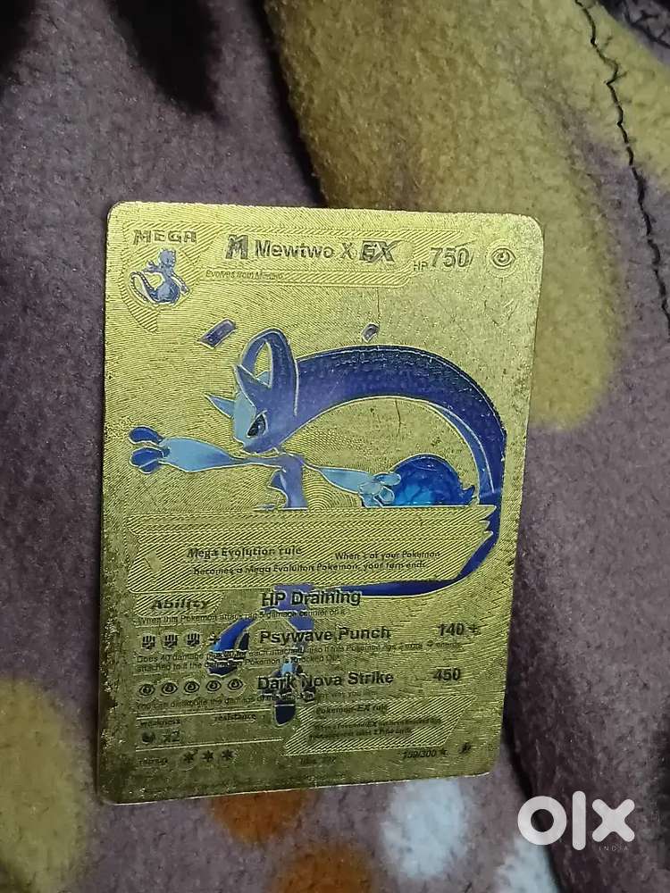 A Golden Pokémon card