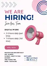 Part time job available