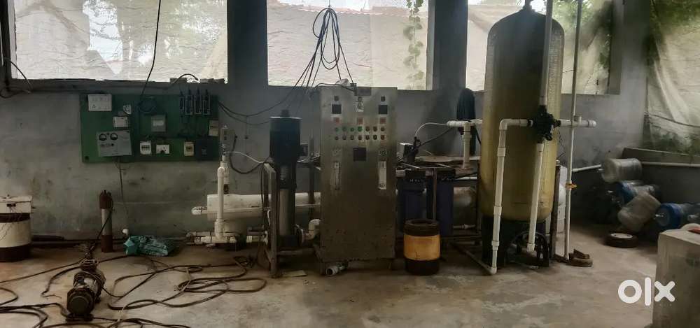 RO Plant Setup – 3000 LPH + chiller chilled Machine + 100 Jagh