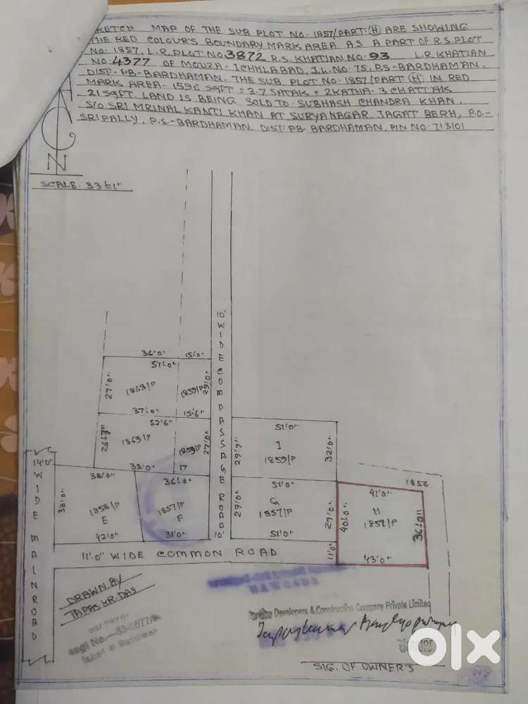 I want to sale the plot