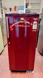 Videocon Single Door 190L 4Star Refrigerator Burgundy Red Free Deliver