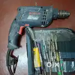 Bosch Gsb450 Impact Drill with new drill bits