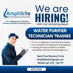 WE'RE HIRING – Water Purifier Service Trainee