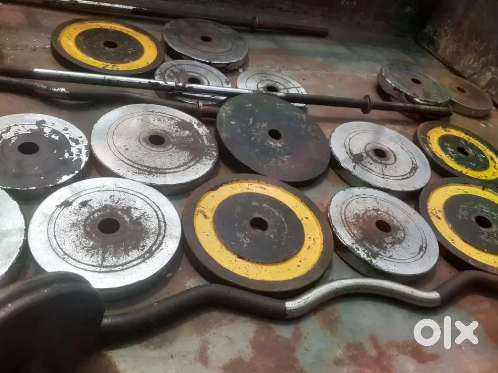 Dumbbells ,bars and weight