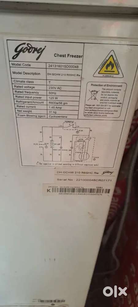 Godrej freezer