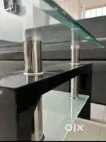 Glass top centre table